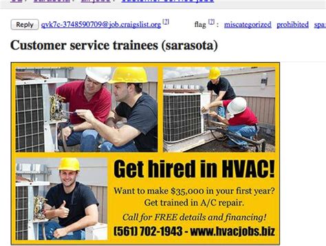 Depending on the type of post, you may be. . Craigslist sarasota jobs